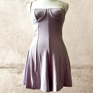 Fashion Nova | Caught In The Middle Rib Romper - Lavender